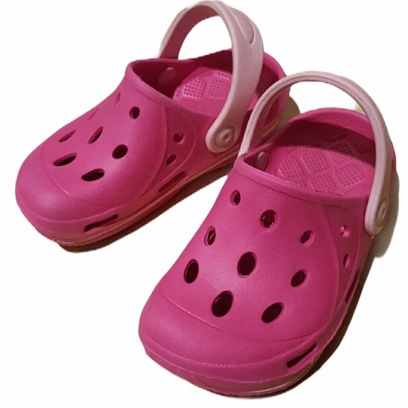 Other - Girls Pink Clogs Little Girl Size 13